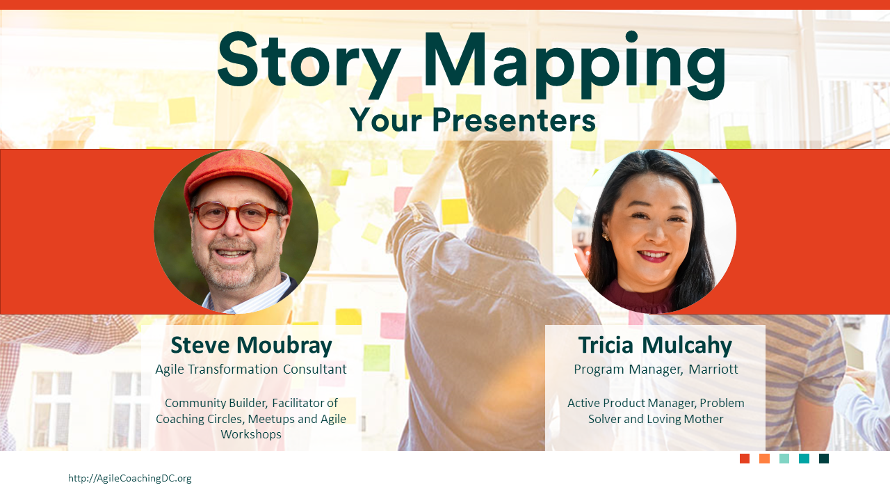 Steve Moubray and Tricia Mulcahy for Story Mapping Workshop